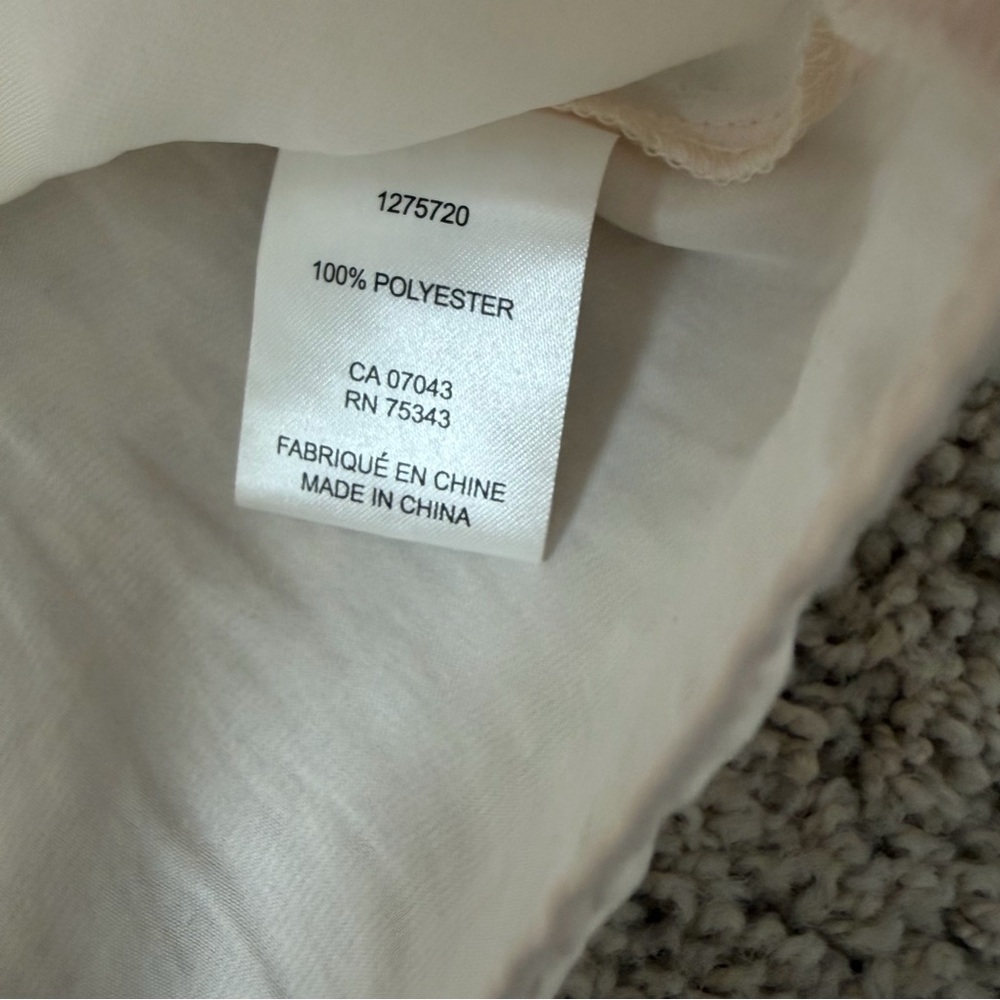 Joie Cream Ruffle Sleeve Top size m - Picture 6 of 9